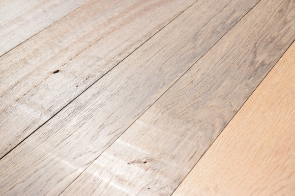 Bog oak flooring boards - brown